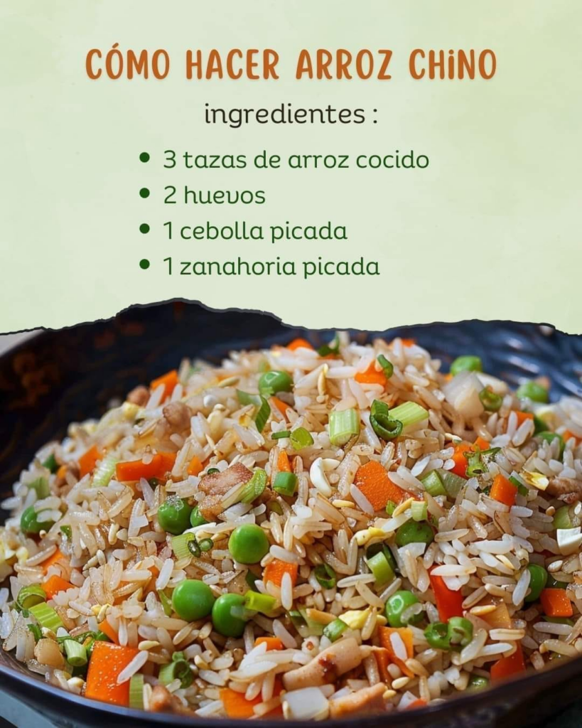  Cómo hacer Arroz Chino