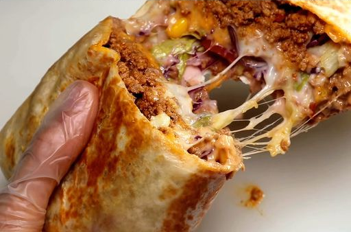 Cómo hacer burrito de carne picada