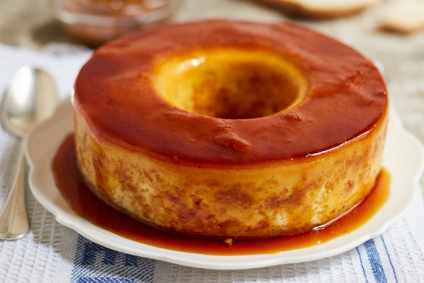 Cómo hacer Budín de pan con flan ¡Mas rico que el de la panadería!